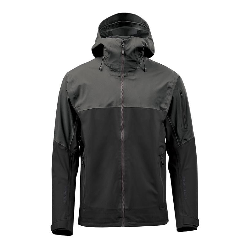 Stormtech Mens Vertex Stormshell in Granite/Black