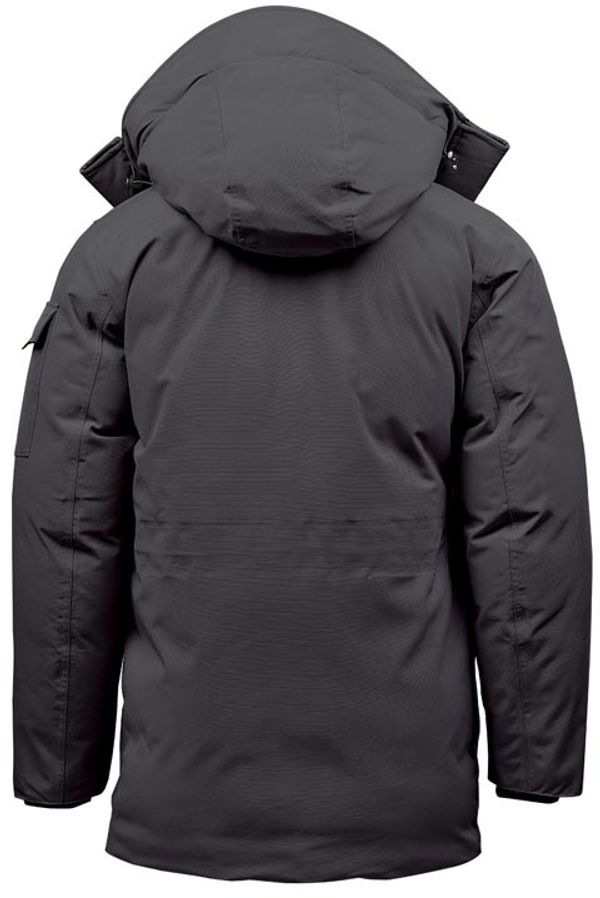 Am image of a Custom Stormtech Mens Denali Parka in Granite!
