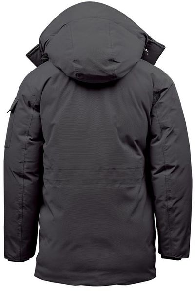 Am image of a Custom Stormtech Mens Denali Parka in Granite!