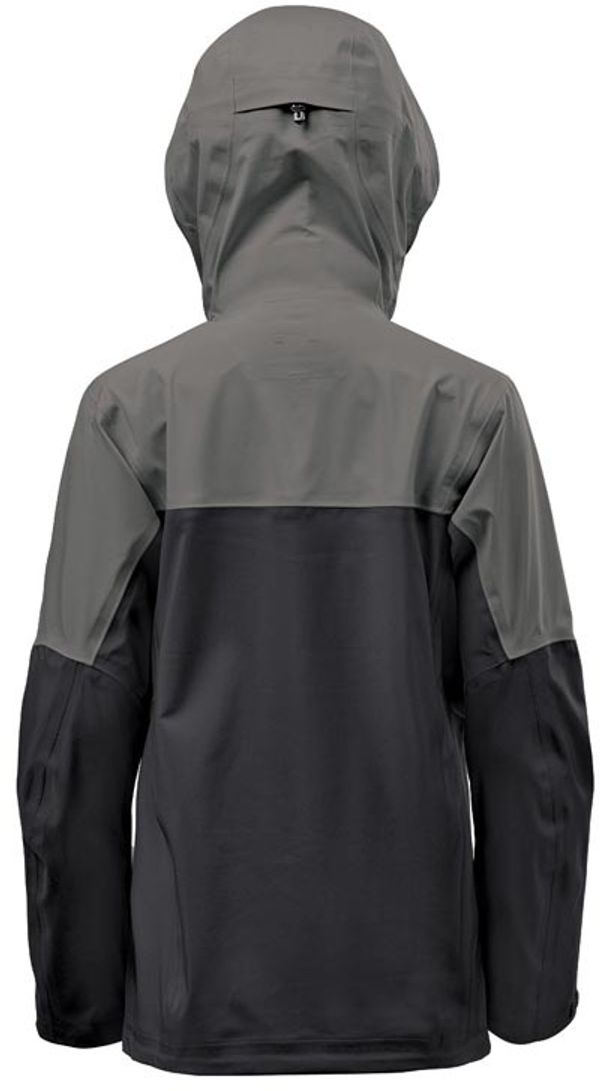 Am image of a Custom Stormtech Mens Vertex Stormshell in Granite/Black!