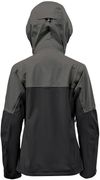 An image of a Custom Stormtech Womens Vertex Stormshell in Granite/Black!