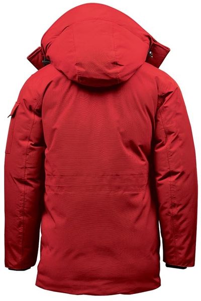 Am image of a Custom Stormtech Mens Denali Parka in Red/Black!