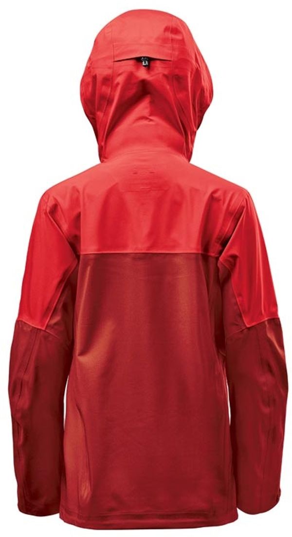 Am image of a Custom Stormtech Mens Vertex Stormshell in Red/Crimson!