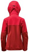 Am image of a Custom Stormtech Womens Vertex Stormshell in Red/Crimson!