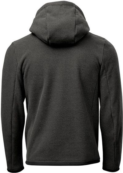 Am image of a Custom Stormtech Mens Medusa Fleece Hoody in Charcoal Stripe!