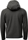 Am image of a Custom Stormtech Mens Medusa Fleece Hoody in Charcoal Stripe!