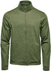 Am image of a Custom Stormtech Mens Treeline Performance Jacket in Sage Green Heather!