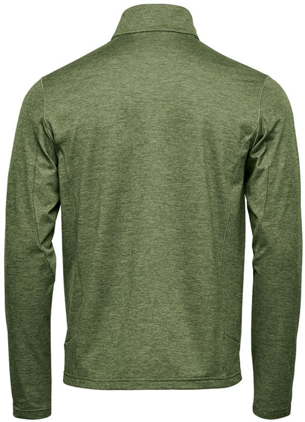 Am image of a Custom Stormtech Mens Treeline Performance Jacket in Sage Green Heather!