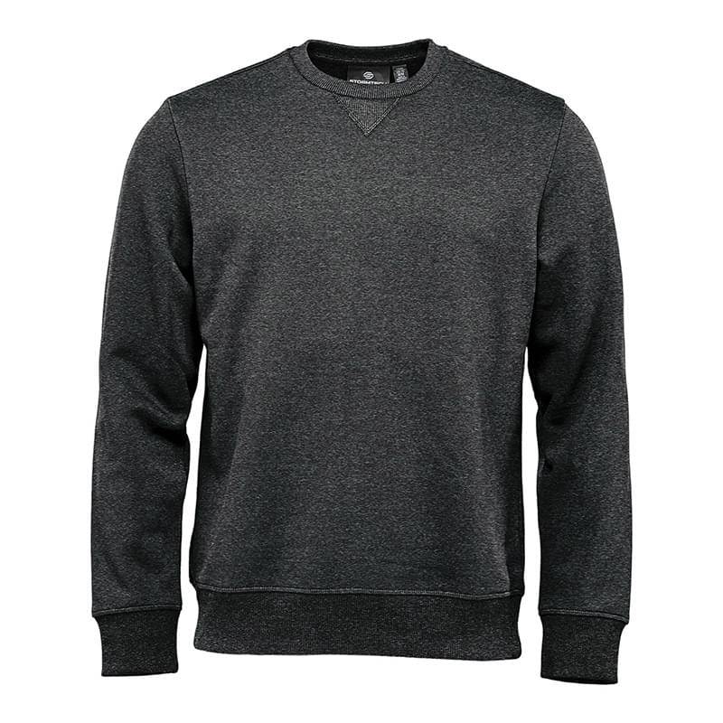Stormtech Mens Yukon Crew Pullover in Carbon Heather