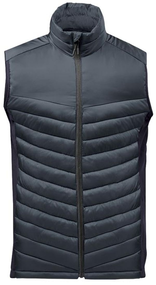 Am image of a Custom Stormtech Mens Montserrat Thermal Vest in Indigo/Midnight!