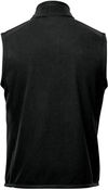 Am image of a Custom Stormtech Mens Montauk Fleece Vest in Black!