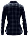 An image of a Custom Stormtech Womens Logan Snap Front Shirt in Navy Plaid!