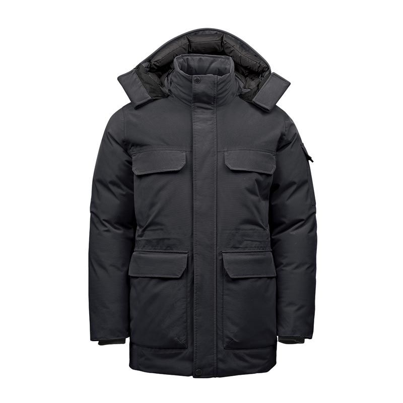 Stormtech Mens Denali Parka in Black/Granite