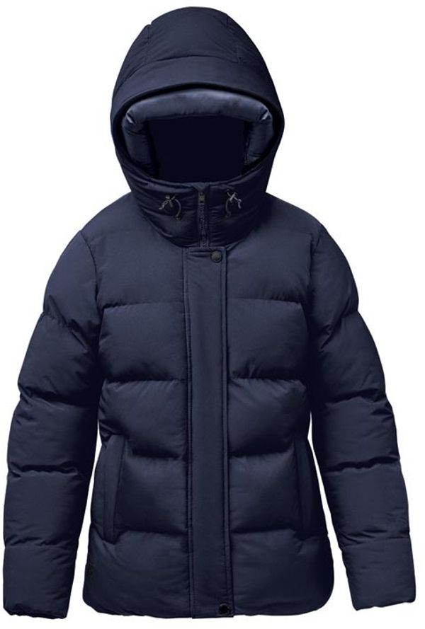 Am image of a Custom Stormtech Womens Explorer Thermal Jacket in Midnight!