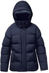 Am image of a Custom Stormtech Womens Explorer Thermal Jacket in Midnight!