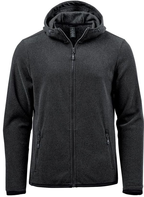 Am image of a Custom Stormtech Mens Novarra Full Zip Hoody in Carbon Stripe!