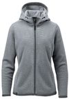 Am image of a Custom Stormtech Womens Medusa Fleece Hoody in Zinc Stripe!