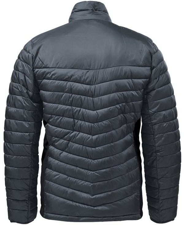 Am image of a Custom Stormtech Mens Montserrat Thermal Jacket in Indigo/Midnight!