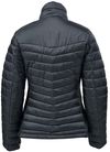 Am image of a Custom Stormtech Womens Montserrat Thermal Jacket in Indigo/Midnight!