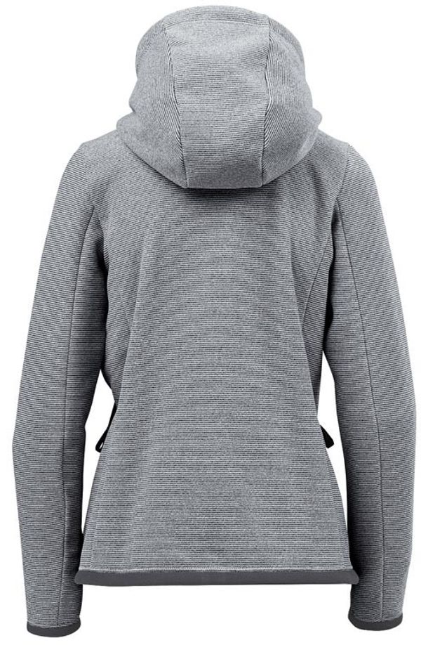 Am image of a Custom Stormtech Womens Medusa Fleece Hoody in Zinc Stripe!