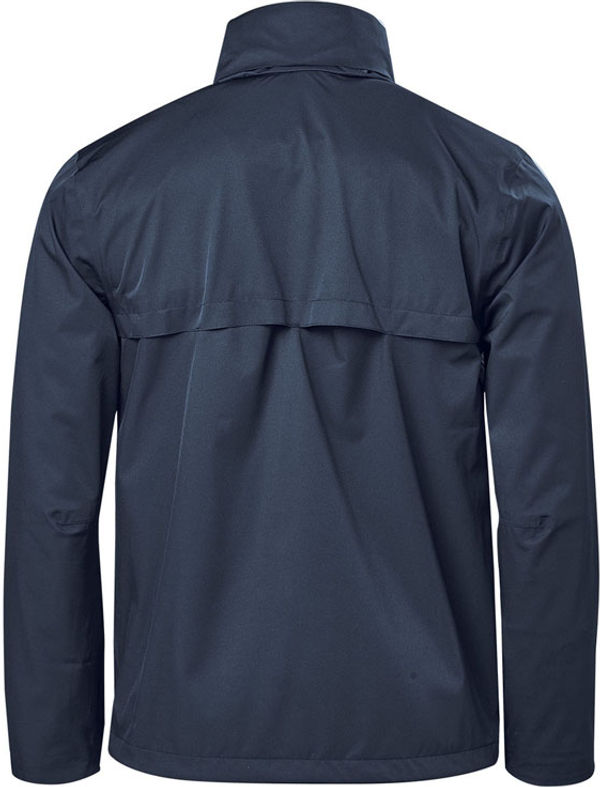 Am image of a Custom Stormtech Mens Scirocco Lightweight Shell in Navy!
