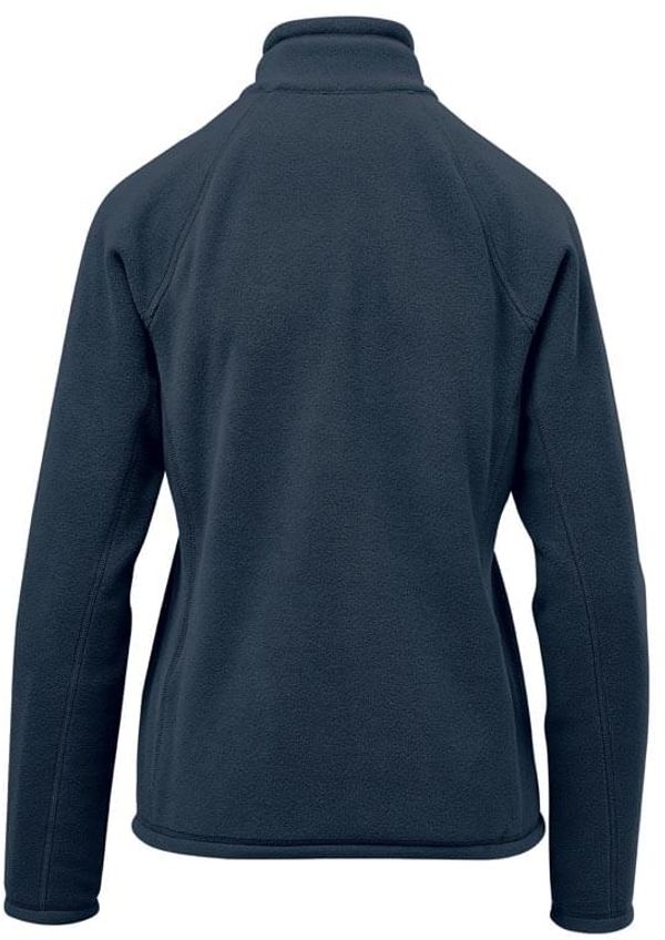 Am image of a Custom Stormtech Womens Montauk Fleece Jacket in Midnight!