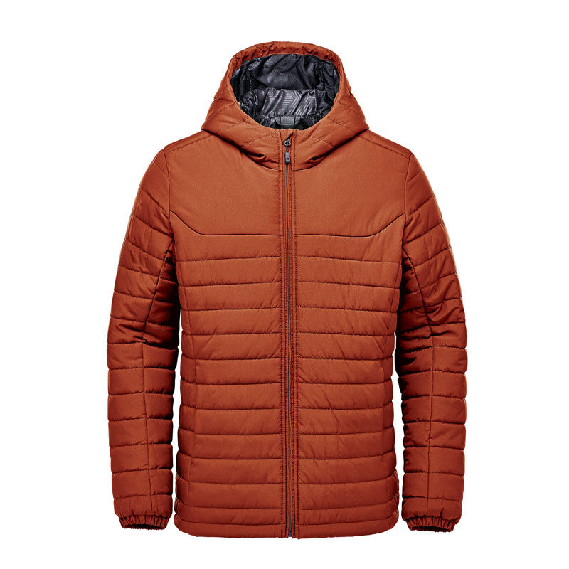 Stormtech Men's Nautilus Quilted Hoody in Rust