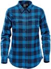 An image of a Custom Stormtech Womens Logan Snap Front Shirt in Royal Plaid!