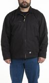 Am image of a Custom Berne Mens Highland Washed Gasoline Jacket in BLACK!