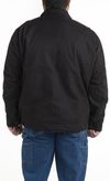 Am image of a Custom Berne Mens Highland Washed Gasoline Jacket in BLACK!