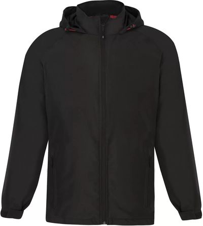Am image of a Custom Coal Harbour All Season Water Repellent Mesh Lined Jacket in Black!