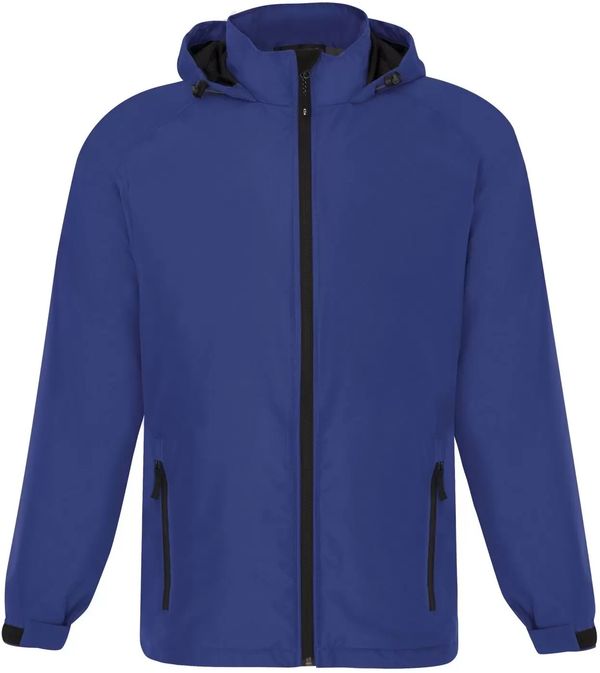 Am image of a Custom Coal Harbour All Season Water Repellent Mesh Lined Jacket in True Royal!