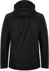 Am image of a Custom Coal Harbour Coast to Coast Rain Jacket in Black!