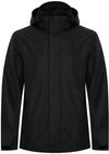 Am image of a Custom Coal Harbour Coast to Coast Rain Jacket in Black!