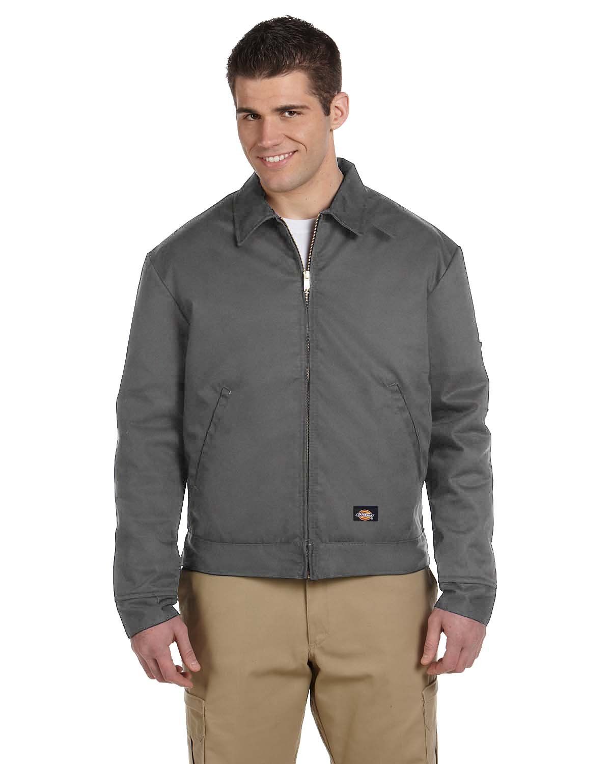 Dickies Men's Lined Eisenhower Jacket in Charcoal