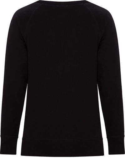 Am image of a Custom KOI ELEMENT OPEN CREW LADIES' FLEECE in Onyx!