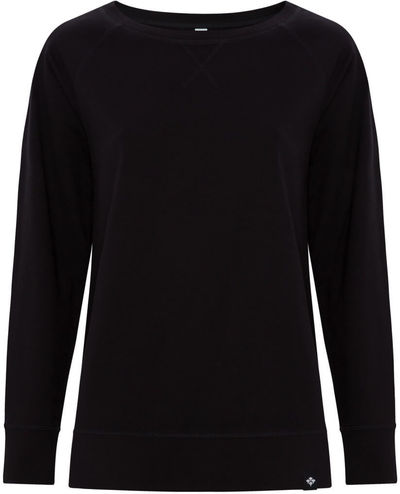Am image of a Custom KOI ELEMENT OPEN CREW LADIES' FLEECE in Onyx!