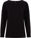 Am image of a Custom KOI ELEMENT OPEN CREW LADIES' FLEECE in Onyx!