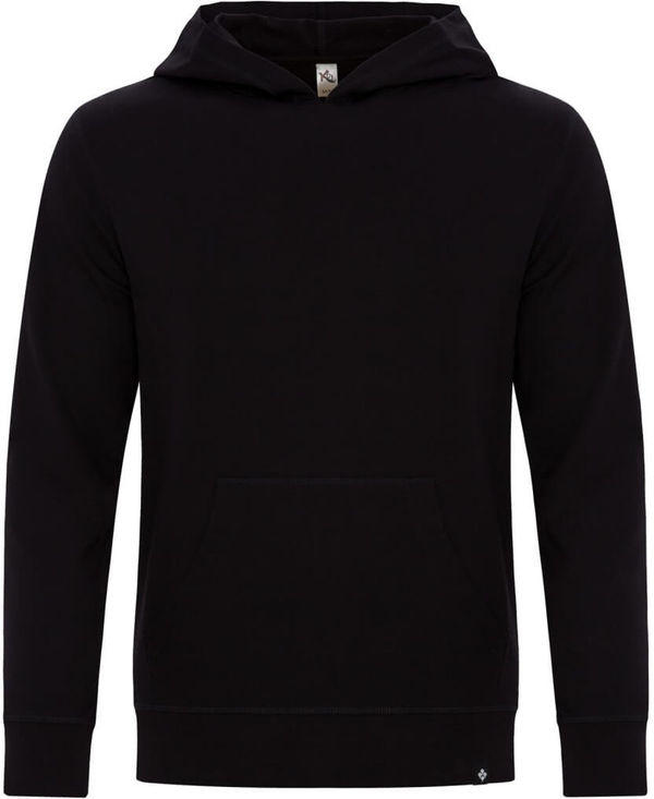 Am image of a Custom Koi Element Pullover Hooded Fleece in Onyx!