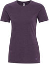 Am image of a Custom Koi Element Ring Spun Blend Ladies Tee in Amethyst!