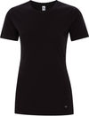 Am image of a Custom Koi Element Ring Spun Blend Ladies Tee in Onyx!