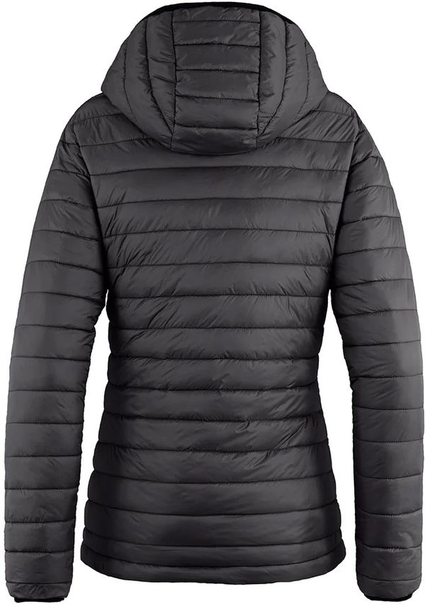Am image of a Custom CX2 Canyon Ladies Lightweight Puffy Jacket in Charcoal!