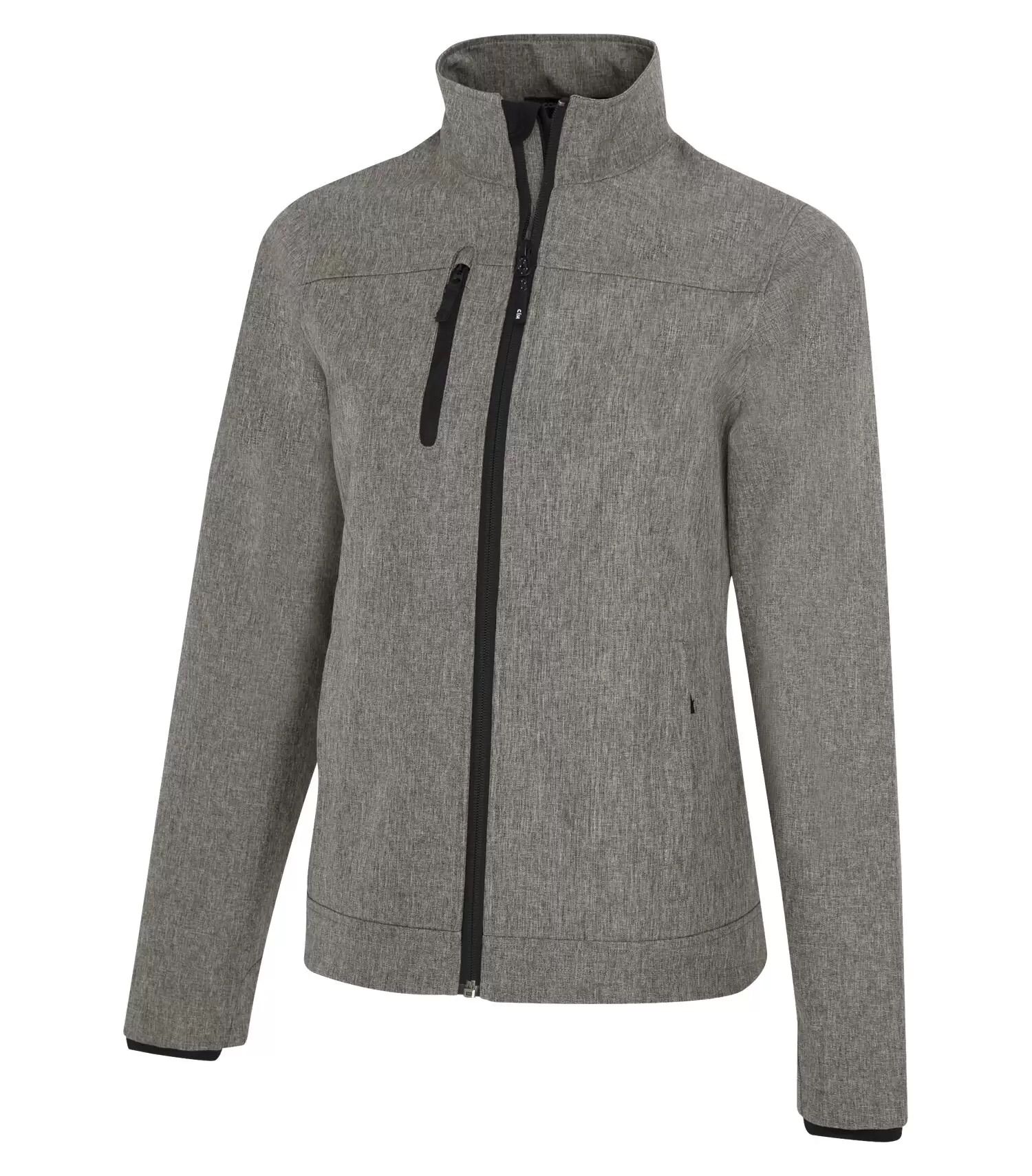 Coal Harbour Premier Water Repellent Soft Shell Ladies Jacket in Gravel