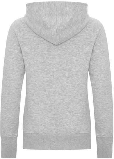 Am image of a Custom ATC ESACTIVE CORE FULL ZIP HOODED LADIES SWEATSHIRT in Athletic Grey!