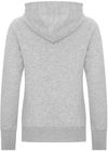 Am image of a Custom ATC ESACTIVE CORE FULL ZIP HOODED LADIES SWEATSHIRT in Athletic Grey!