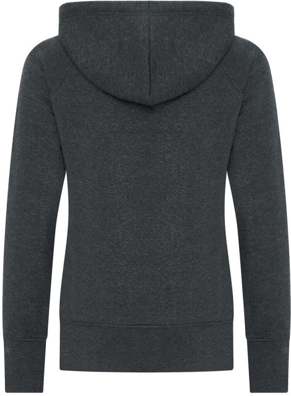 Am image of a Custom ATC ESACTIVE Vintage Pullover Ladies' Hooded Sweatshirt in Black Heather!