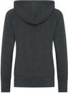Am image of a Custom ATC ESACTIVE Vintage Pullover Ladies' Hooded Sweatshirt in Black Heather!