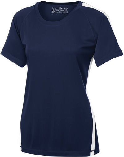 Am image of a Custom ATC Pro Team Home and Away Ladies Jersey in True Navy/White!
