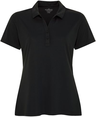 Am image of a Custom ATC Pro Team Ladies Sport Shirt in Black!