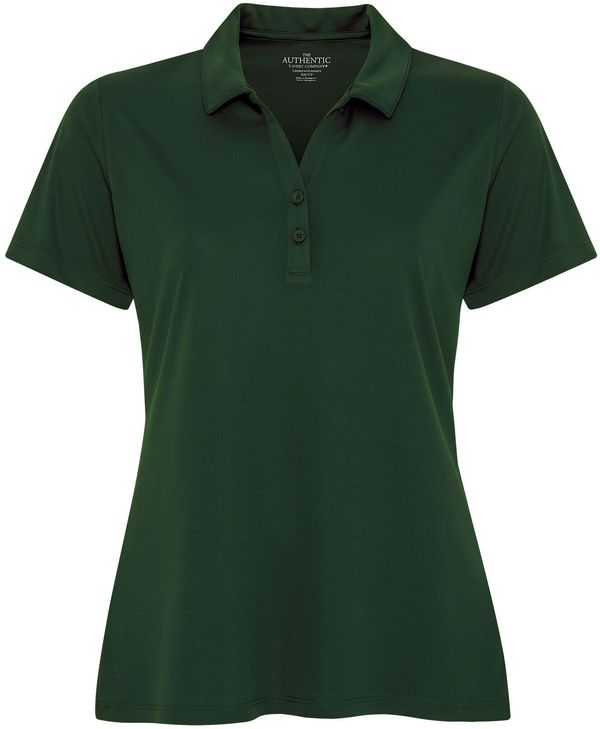 Am image of a Custom ATC Pro Team Ladies Sport Shirt in Forest Green!